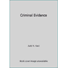 Criminal Evidence, Used [Paperback]