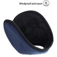 thumbnail image 6 of Unisex Ear Warmer Adjustable Behind The Head Ultra Soft Ear Muff Cyan, 6 of 8