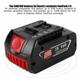 thumbnail image 4 of 2Pack For Bosch 18V Li-ion 5.0AH BAT609 BAT618 BAT610G BAT619 BAT620 Battery, 4 of 6
