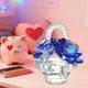 thumbnail image 5 of Adorno de cristal de vidrio, decoración de Halloween, cristales de San Valentín, cesta de rosas, adorno para coche, decoración del hogar, regalo de cumpleaños de San Valentín, decoración del hogar, re, 5 of 8