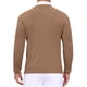 thumbnail image 3 of SUÉTER PULLOVER DE PUNTO TEXTURIZADO EN ESPIRAL PARA HOMBRES, AJUSTE DELGADO, CUELLO REDONDO, MANGA LARGA, COLOR MARRÓN, 3 of 6