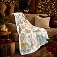 thumbnail image 3 of Playful Kittens Living Room Whimsical Watercolor, Playful Pet Portrait Pattern, Warm Flannel Blanket for Living Room and Bedroom, Cat Lovers Thanksgiving Gift, Pet Lover Home Decor, 3 of 9