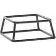 thumbnail image 3 of HUBERT® Display Pedestal Square Black Rubber-Coated Steel - 7"L x 6"W x 2"H, 3 of 3
