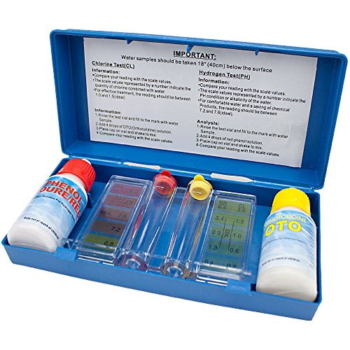2Way Pool Water Testing Kit (Chlorine & Ph) & Carry Case
