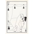 thumbnail image 2 of Beardsley, Aubrey 13x18 Black Modern Framed Museum Art Print Titled - Tales of Mystery 1894 - Murders in Rue Morgue, 2 of 4