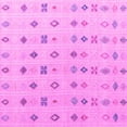 thumbnail image 1 of Ahgly Company Indoor Square Abstract Pink Modern Area Rugs, 3' Square, 1 of 4