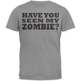 thumbnail image 1 of Have You Seen My Zombie Flip Up Grey Adult T-Shirt, 1 of 1