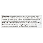 Pedi-Gel Callus Pads Pedifix Cushion & Protect Calluses, Blisters, 2ct