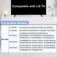thumbnail image 2 of TV Stand Legs for 43 Inch LG TV Legs 43UK6200 43UK6090 43LK5700PUA 43UM7300 43UN6900PUB 43LJ5500 43LJ550M 43LJ5550 MAM645839 AAN76009325 AAN76009305 AAN76009358 with Screw, 2 of 8