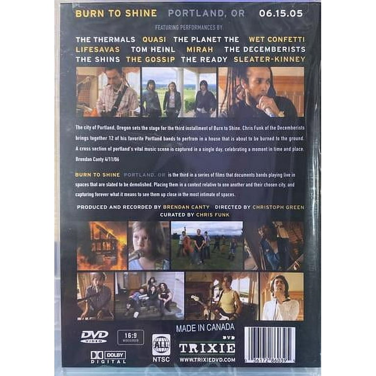 Burn to Shine: Volume 3: Portland, OR 06.15.05 (DVD)