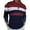 Navy, variant on Men's Knit Polo Shirt Casual Long Sleeve Polo Sweater Dress Collar Polo Classic Golf Shirts (Z02-Red,XL)