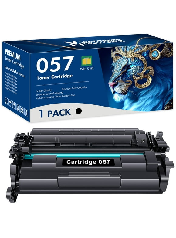 057 057H Toner Cartridge Compatible for Canon 057 CRG-057 Work with ImageCLASS MF445dw LBP226dw LBP227dw LBP228dw MF448dw MF449dw LBP226 MF445 Printer Ink (Black, 1-Pack)