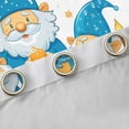 thumbnail image 4 of Feelyou Kids Vintage Chanukah Curtains Pack of 2 (42x84 Each), Kawaii Rustic Gnome Curtains Blackout, Christmas Snowflake Bedroom Curtains, Black Out Curtains Decor, 4 of 6