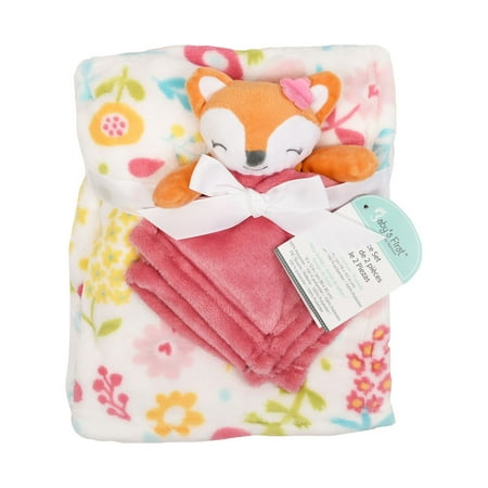 Baby's First by Nemcor 2-Piece Blanket and Buddy Gift Set - Girl Fox
