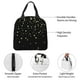 thumbnail image 4 of Easygdp Star Silver Glitter Bolsa Térmica Premium - Tela Oxford Impermeable, Gran Capacidad, Bolsillo Frontal, Unisex para Trabajo, Escuela, Actividades al Aire Libre y Picnics, 4 of 8
