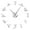 Silver,27inch, variant on Ape And Monkey Orangutan Acrylic 3D DIY Wall Clocks Old World Monkeys Africa Animals Quartz Clock Battery Operated Clock Watch(Black,27inch)