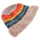 thumbnail image 4 of Crochet Bucket Hat For Women Stylish Knitted Floppy Design Multi Color 54-58cm Warmth 1Pcs, 4 of 5