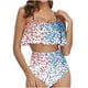 thumbnail image 1 of Traje de baño para mujer, conjunto de traje de baño con volantes para mujer, trajes de baño para mujer, conjuntos de bikini para mujer, trajes de baño de bikini para mujer, 1 of 5