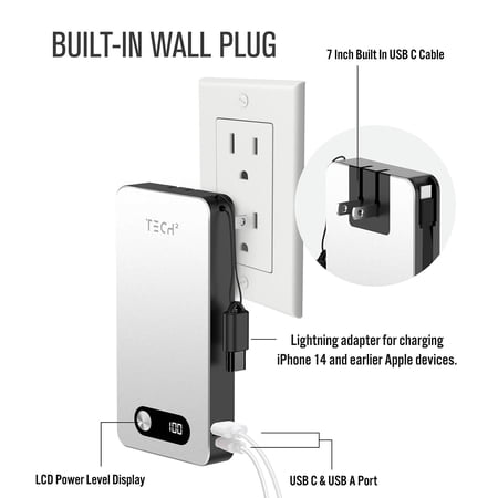 TECH SQUARED 10K MAH POWER BANK
