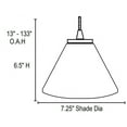 thumbnail image 2 of Access Lighting  Martini Bronze Cord Pendant with White Shade, 2 of 5