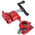 thumbnail image 4 of 3/4" Wood Gluing Pipe Clamp Set, 4 Sets Heavy Duty Quick Release Metal Pipe Clamps For Woodworking Workbench, 4 of 8