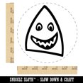 thumbnail image 2 of Cheerful Shark Face Self-Inking Rubber Stamp Ink Stamper - Black Ink - Large 1-1/2 Inch, 2 of 7