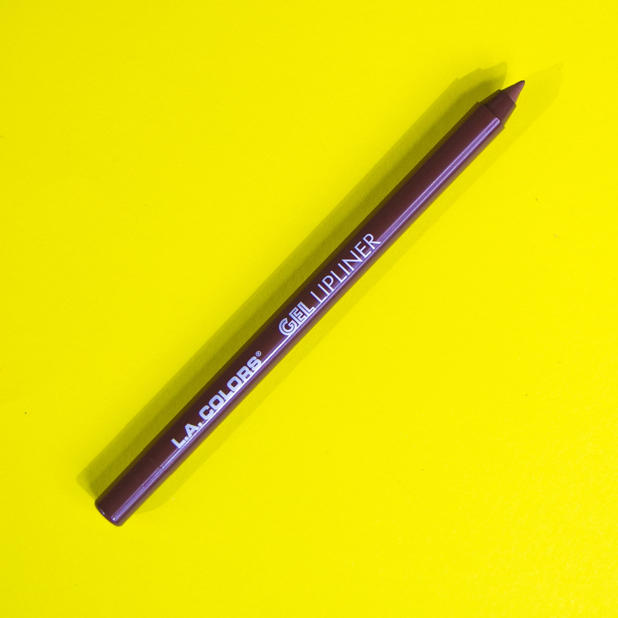 L.A. COLORS Long-lasting Smooth Creamy Matte Glide-on Gel Lipliner, Rose All Day, 0.05 oz