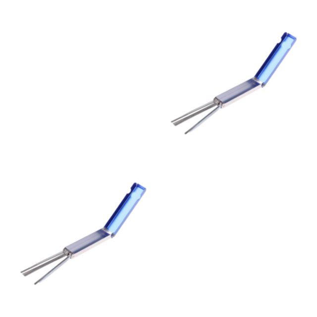 Speravity Limpiador robusto y seguro para puntas de soplete de soldadura de limpiador de puntas de soplete de soldadura de caja de limpieza de Caja de limpieza 10.2*2.3*1.1 cm 2Conjunto