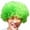 Green, variant on HNMKIU Carnival Afro Wig Funny Colorful Clown Wig for Masquerade Party outfits for women Blue,One Size