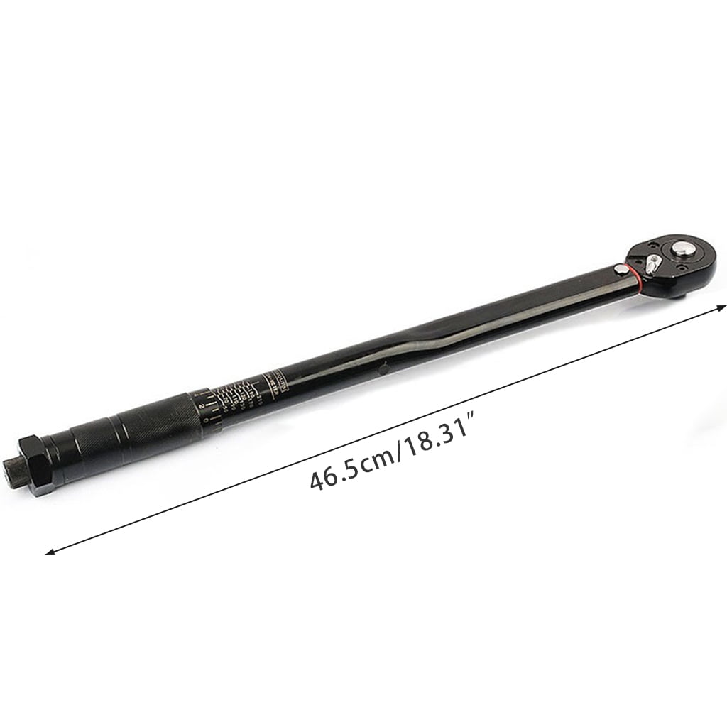 ZPAQI Hand Tools 1/2" Drive Click Torque Wrench Adjustment Spanner Auto Repair Wrench