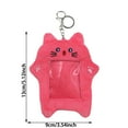 thumbnail image 2 of Photocard Holder Chain with Keychain for ID Badge and Credit Card Protective Sleeve Korean Style Cute Stationery, 2 of 5