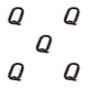 thumbnail image 1 of Letras de Metal Yuarrent negras letrero para casa placa para puerta fácil de instalar, 1 of 6