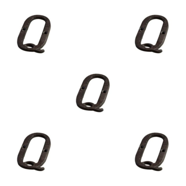 Guardoinrt Metal House Number Plaque Durable And Rustproof Easy To Install Not Easy To Fade Metal Letters House Numbers B17--Q 5Set