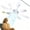 5.57 FT of wire, variant on 2027 New Collapsible Ceiling Fan for Cruise, 6 Blades Quiet USB Hanging Fan with Remote Control, 4-Speed Wind, Copper Core Motor for Cruise Ship Cabin Dorm