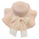 thumbnail image 1 of Sombrero de paja con ala grande y lazo de encaje de 54 a 58 cm de circunferencia para mujer, sombrero de playa con protección solar para verano, 1 of 5