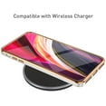 thumbnail image 5 of Case for iPhone7 Plus iPhone8 Plus, Soft Silicone Slim Case Electroplated Straight Edge Phone Case Shockproof Protective Case -White, 5 of 8