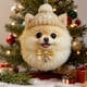 thumbnail image 4 of Adorno colgante de acrílico para gato de invierno, árbol de Navidad, gorro de punto, gatito, perro, conejo, erizo, adorno colgante de animal, 4 of 8