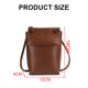 thumbnail image 2 of Bolso vertical de PU para teléfono móvil, moderno, sencillo, mini, diagonal, pequeño, bolso de hombro, suave, pequeño, 2 of 5