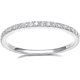 thumbnail image 1 of 2mm 925 Sterling Silver Wedding Band Cubic Zirconia Half Eternity Stackable Engagement Ring Size 3-13, 1 of 5