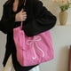 thumbnail image 4 of Bolso Elegante Compras Sencillo Mano Con Lazo para Mujer Informal Viajes Al Aire Libre, 4 of 9
