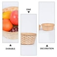 thumbnail image 3 of Miangastore 3pcs Bamboo Flower Baskets Gift Organizer Home Fruit Sundries Storage Baskets, 3 of 8