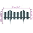 thumbnail image 4 of vidaXL 17 pcs Lawn Dividers 10 m Green, 4 of 4