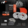 thumbnail image 4 of A-Premium Front Disc Brake Rotors and Pads Kit Compatible with Toyota Prius 2014-2015, Prius 2012-2015 Lexus CT200h 2011-2017, L4 1.8L, 4 of 8