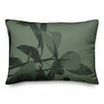 thumbnail image 2 of Creative Products Green Watercolor Plant 14x20 Indoor / Outdoor Pillow, 2 of 3