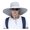 Light Grey, variant on Rodiuiu Sun Hat for Men And Women, Breathable Wide Brim Fishing Hat, UV Protection Cap for Camping Hiking Outdoor Work