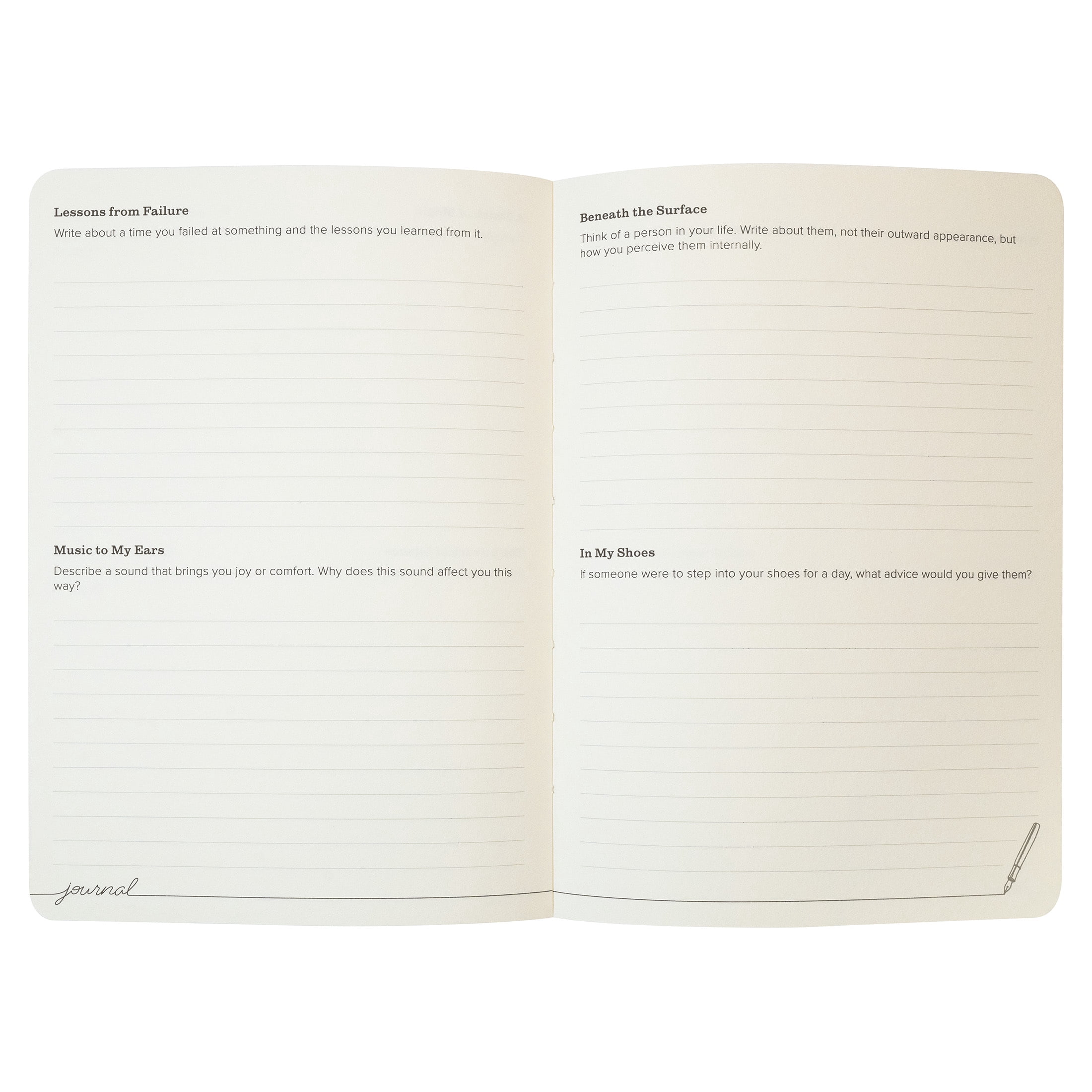 Piccadilly 5 Minute Daily Journal for Adults with 152 Pages and Flexi Cardstock Cover