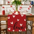 thumbnail image 4 of Boovnll Valentines Day Table Runner, 13x47" Valentine's Day Printing Table Runner, Valentines Table Runner for Holiday Kitchen Dining Table, Party Decor, Valentines Day Decorations, 4 of 6