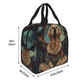 thumbnail image 2 of KLL Tree Meditating Golden Retriever Print Insulated Lunch Bag Women, Reusable Cute Tote Lunch Box for Adult & Men, Leakproof Cooler Lunch Bags for Work Office Travel Picnic, 2 of 5