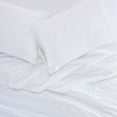 thumbnail image 4 of Superior Solid Flannel Cotton Bed Sheet Set , Soft Fitted Sheets, Full, White, 4 of 9