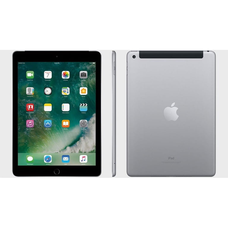 Restored Apple iPad 5th Generation (Wi-Fi+Cellular) 32GB, Space